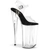Pleaser - BEYOND008 Sandale à bride à la cheville, Pole dance chaussures - Chaussures de pole dance - Transparent Product image